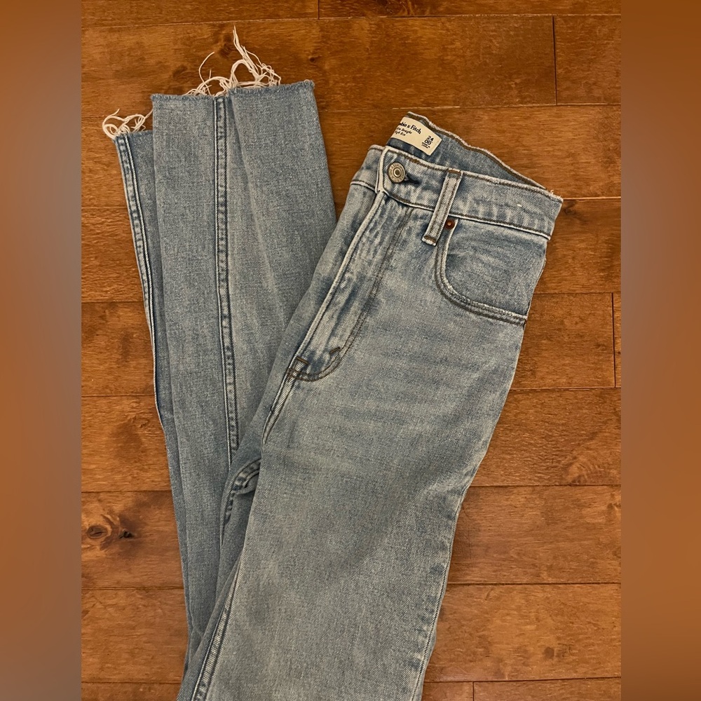 Abercrombie & Fitch Denim Straight Leg Jeans